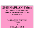 2018 Kilbaha NAPLAN Trial Test Year 3 - Writing - Hard Copy